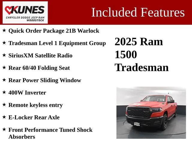 2025 RAM Ram 1500 RAM 1500 WARLOCK CREW CAB 4X4 57 BOX