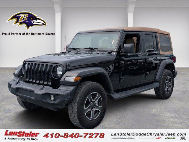 2020 Jeep Wrangler Unlimited Black and Tan 4X4