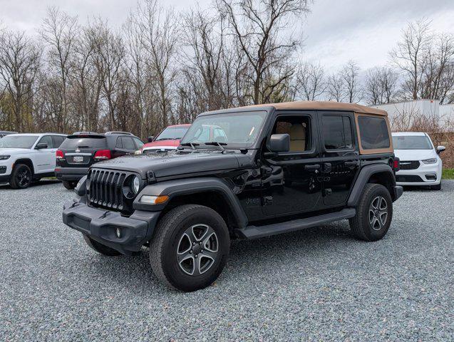 2020 Jeep Wrangler Unlimited Black and Tan 4X4