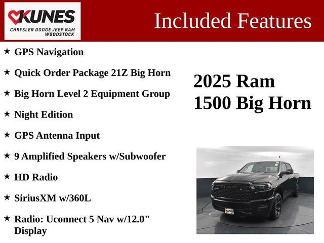 2025 RAM Ram 1500 RAM 1500 BIG HORN CREW CAB 4X4 57 BOX