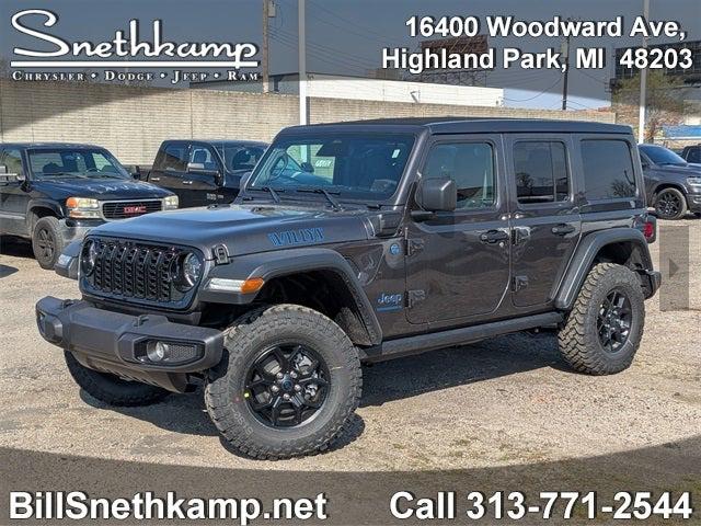 2025 Jeep Wrangler 4xe WRANGLER 4-DOOR WILLYS 4xe