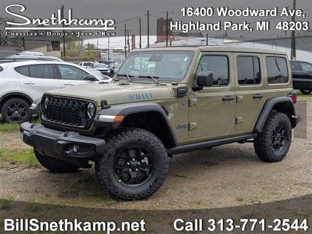 2025 Jeep Wrangler 4xe WRANGLER 4-DOOR WILLYS 4xe
