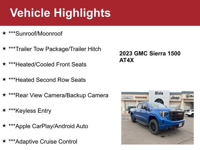 2023 GMC Sierra 1500 4WD Crew Cab Short Box AT4X