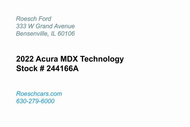 2022 Acura MDX Technology Package