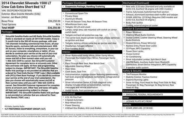 2014 Chevrolet Silverado 1500 1LT