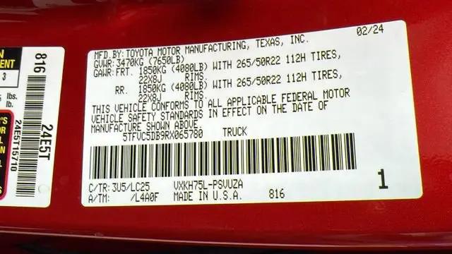 2024 Toyota Tundra Capstone 4WD