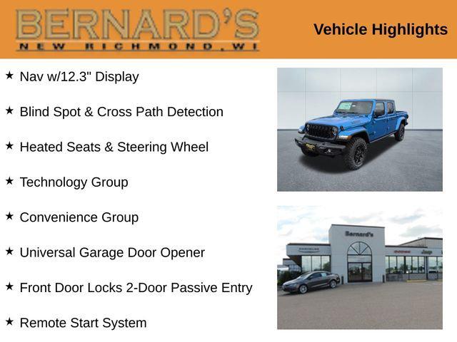 2025 Jeep Gladiator GLADIATOR WILLYS 4X4