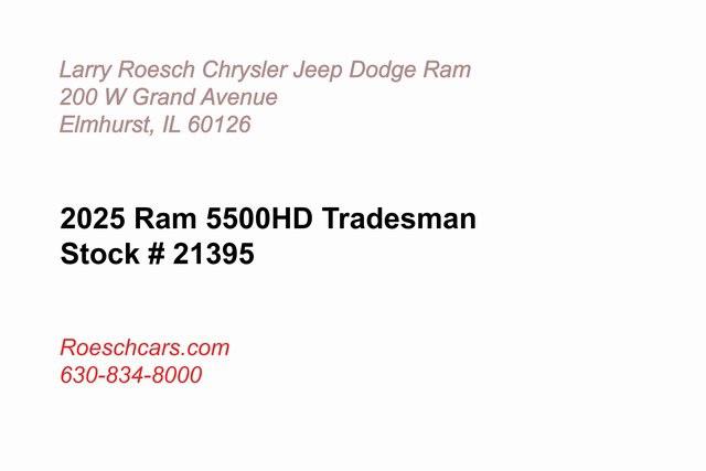 2025 RAM Ram 5500 Chassis Cab RAM 5500 TRADESMAN CHASSIS CREW CAB 4X4 84 CA