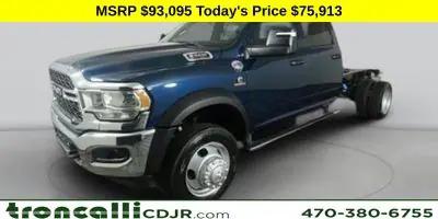 2024 RAM Ram 5500 Chassis Cab RAM 5500 TRADESMAN CHASSIS CREW CAB 4X4 84 CA