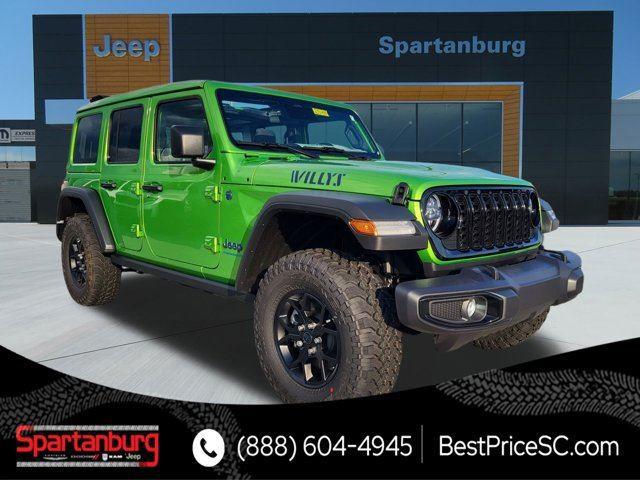 2025 Jeep Wrangler 4xe WRANGLER 4-DOOR WILLYS 4xe