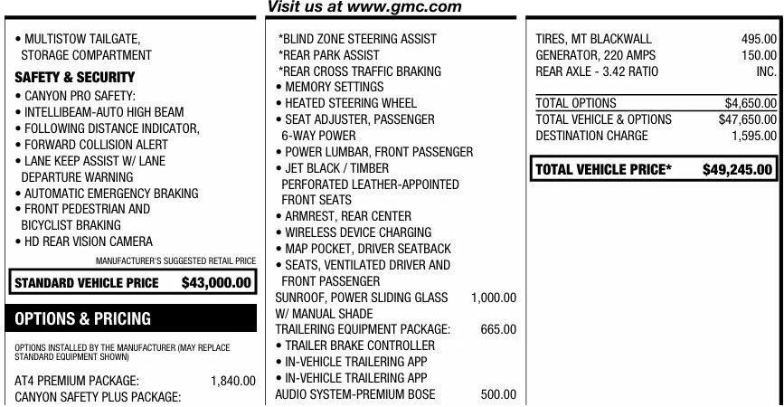 2024 GMC Canyon 4WD AT4