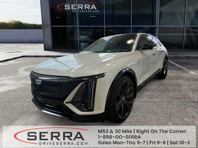 Crystal White Tricoat 2024 Cadillac LYRIQ Sport 3 AWD SUV / Crossover All-Wheel Drive Automatic