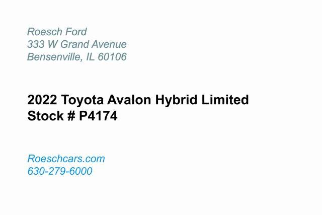 2022 Toyota Avalon Limited Hybrid