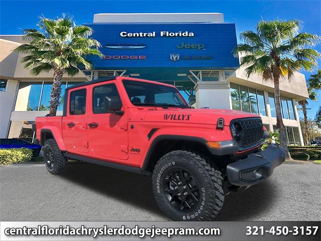 2025 Jeep Gladiator GLADIATOR WILLYS 4X4 2025 Jeep Gladiator GLADIATOR WILLYS 4X4