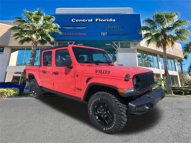 2025 Jeep Gladiator GLADIATOR WILLYS 4X4 2025 Jeep Gladiator GLADIATOR WILLYS 4X4
