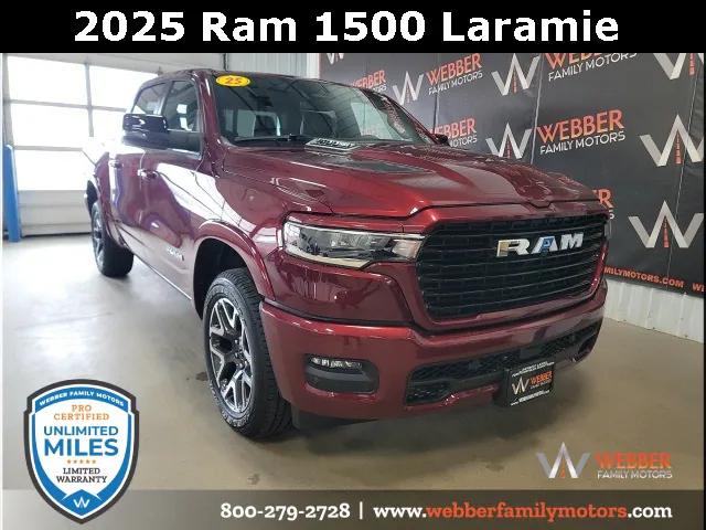 2025 RAM Ram 1500 RAM 1500 LARAMIE CREW CAB 4X4 57 BOX