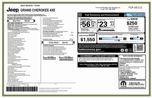 2023 Jeep Grand Cherokee 4xe 4xe