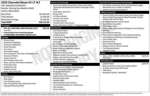2025 Chevrolet V Blazer eAWD LT
