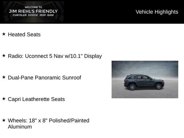 2025 Jeep Grand Cherokee GRAND CHEROKEE LIMITED 4X4