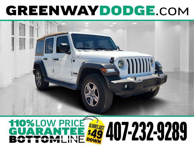 2020 Jeep Wrangler Unlimited Black and Tan 4X4