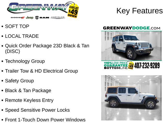 2020 Jeep Wrangler Unlimited Black and Tan 4X4