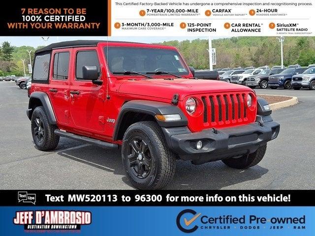 2021 Jeep Wrangler Unlimited Sport S 4x4