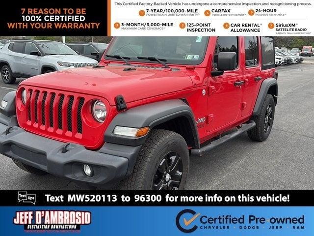 2021 Jeep Wrangler Unlimited Sport S 4x4