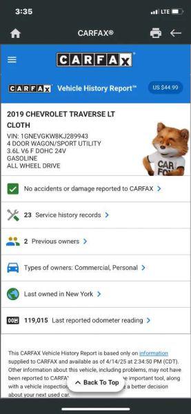 2019 Chevrolet Traverse 1LT