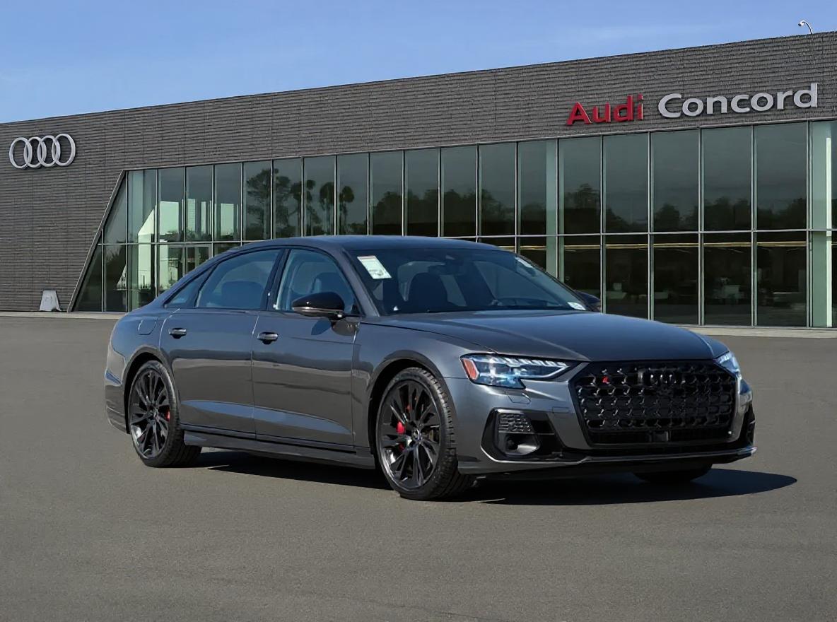 Daytona Gray Pearl Effect 2025 Audi S8 4.0T quattro Sedan All-Wheel Drive Automatic