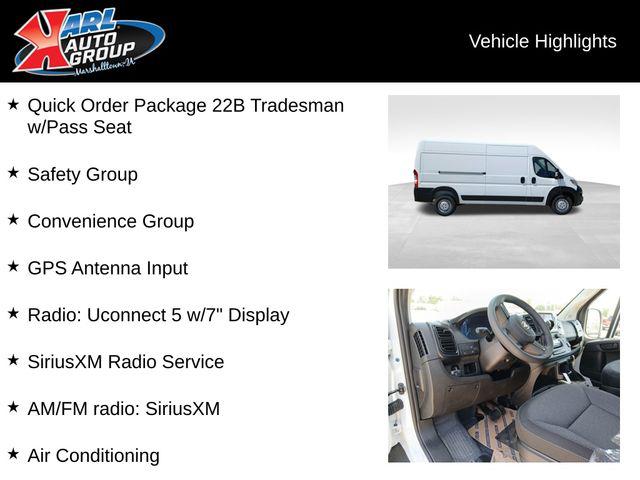 2025 RAM Ram ProMaster RAM PROMASTER 2500 TRADESMAN CARGO VAN HIGH ROOF 159 WB