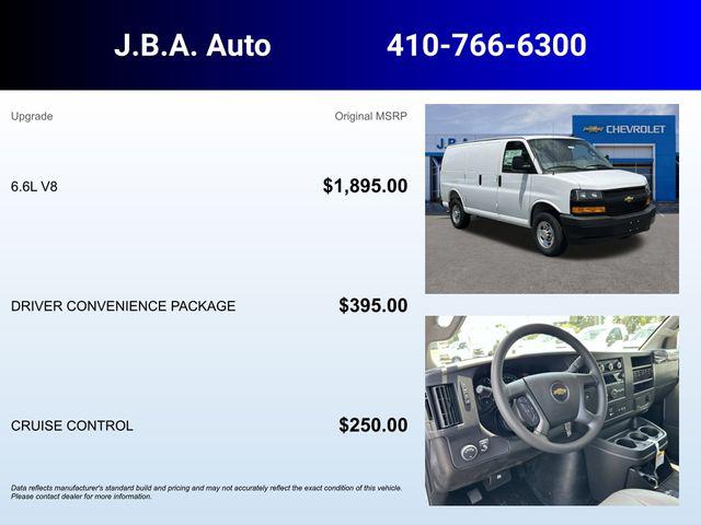 2025 Chevrolet Express Cargo Van RWD 3500 Regular Wheelbase WT