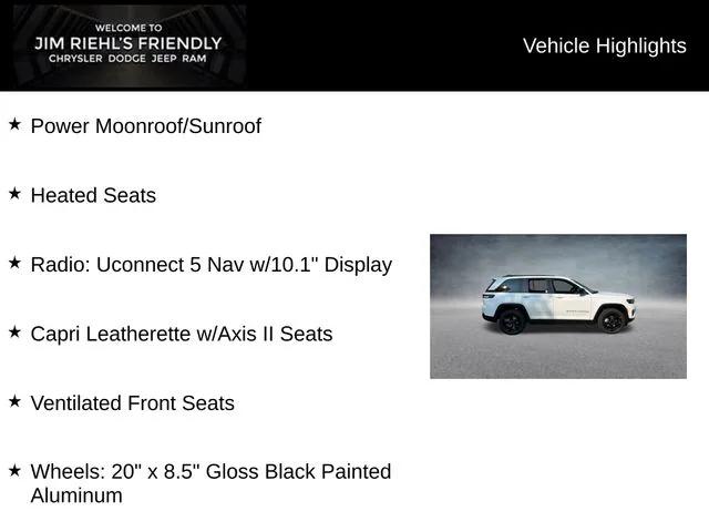 2025 Jeep Grand Cherokee GRAND CHEROKEE LIMITED 4X4