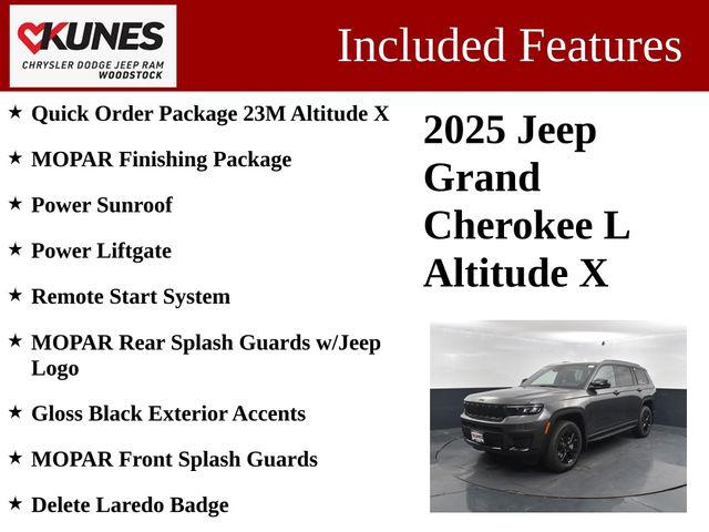 2025 Jeep Grand Cherokee GRAND CHEROKEE L ALTITUDE X 4X4