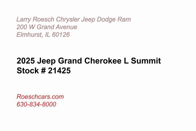 2025 Jeep Grand Cherokee GRAND CHEROKEE L SUMMIT RESERVE 4X4