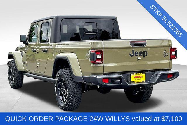 2025 Jeep Gladiator GLADIATOR WILLYS 4X4 2025 Jeep Gladiator GLADIATOR WILLYS 4X4