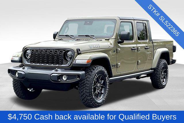 2025 Jeep Gladiator GLADIATOR WILLYS 4X4 2025 Jeep Gladiator GLADIATOR WILLYS 4X4