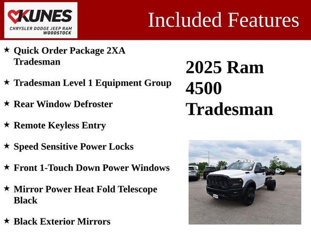 2025 RAM Ram 4500 Chassis Cab RAM 4500 TRADESMAN CHASSIS REGULAR CAB 4X4 60 CA 2025 RAM Ram 4500 Chassis Cab RAM 4500 TRADESMAN CHASSIS REGULAR CAB 4X4 60 CA