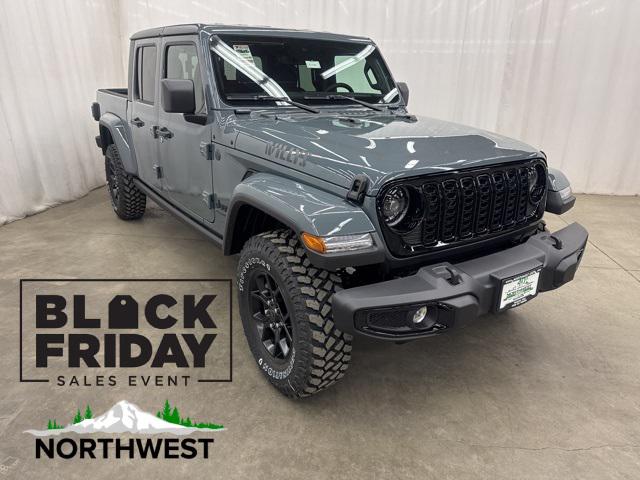 2025 Jeep Gladiator GLADIATOR WILLYS 4X4 2025 Jeep Gladiator GLADIATOR WILLYS 4X4