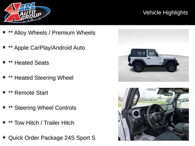 2024 Jeep Wrangler 2-Door Sport S 4x4