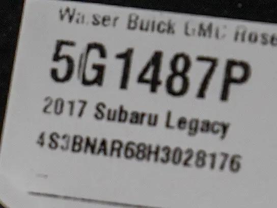2017 Subaru Legacy 2.5i Sport
