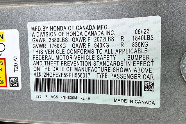 2023 Honda Civic Sport