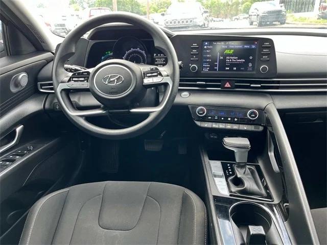 2022 Hyundai Elantra Hybrid Blue