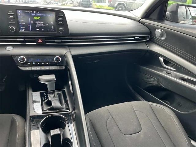 2022 Hyundai Elantra Hybrid Blue