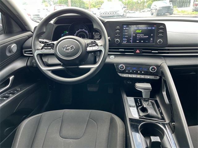 2022 Hyundai Elantra Hybrid Blue