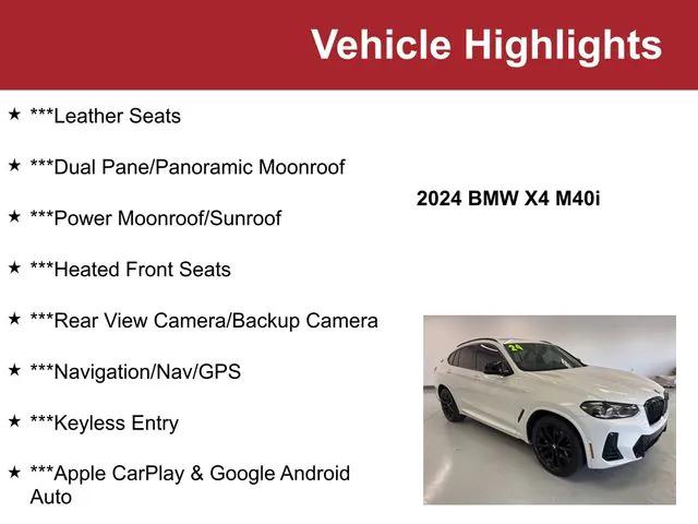 2024 BMW X4 M40i