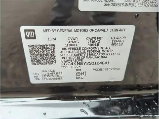 2025 Chevrolet Silverado 2500HD 4WD Crew Cab Standard Bed LT