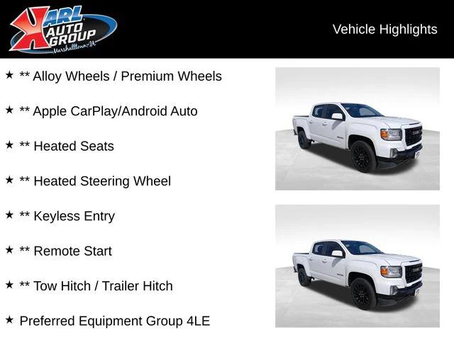 2022 GMC Canyon 4WD Crew Cab Short Box Elevation