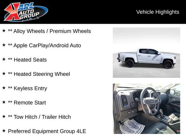 2022 GMC Canyon 4WD Crew Cab Short Box Elevation