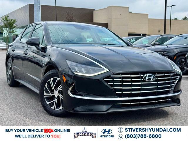 2021 Hyundai Sonata Hybrid Blue