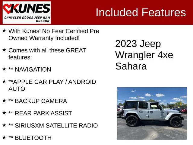 2023 Jeep Wrangler 4xe Sahara 4x4